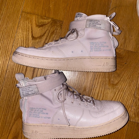 Nike high top sneakers 8.5 women double zipper with buckle - Picture 2 of 2